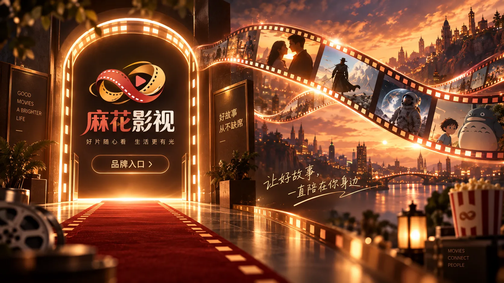 公路与远方主题电影画面