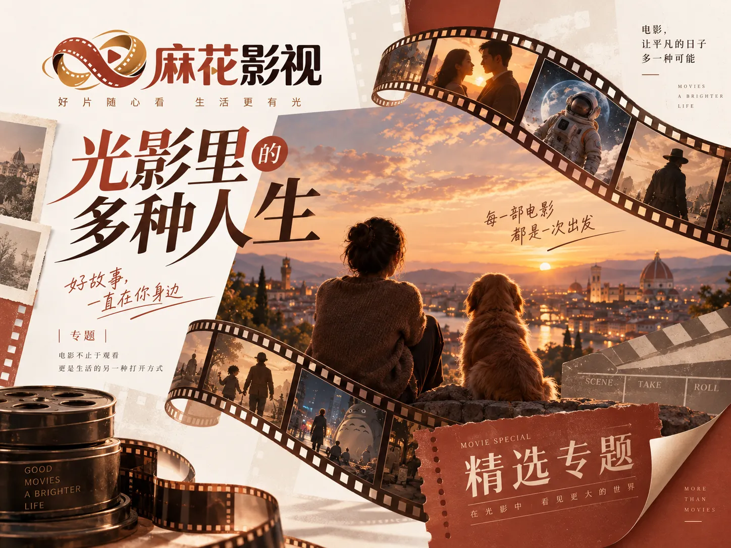 奇想世界与短篇动画主题画面
